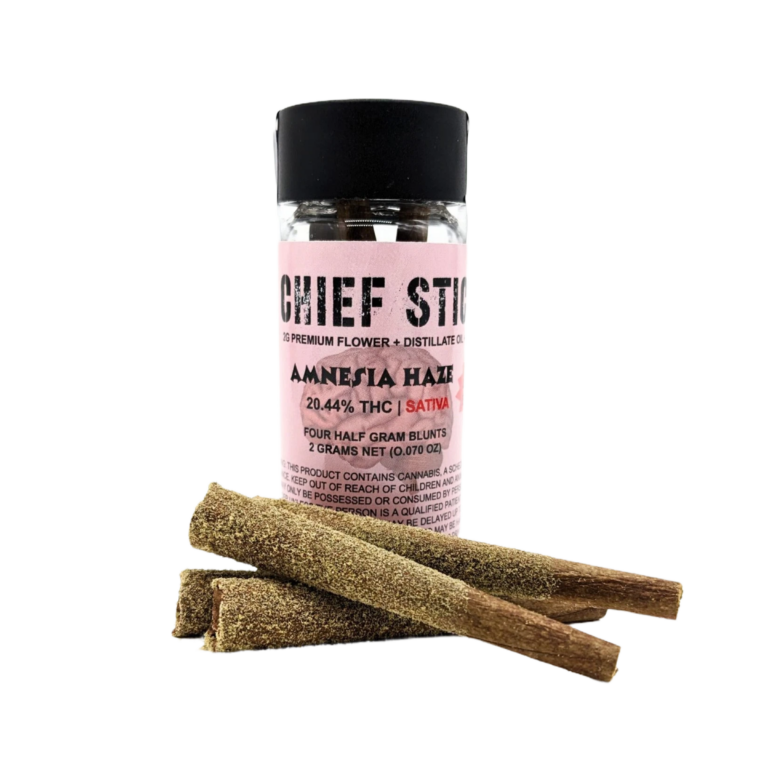 4pk 1/2 g Chief Stick Amnesia Haze Infused Blunts (4 Blunts | 2G) SFN