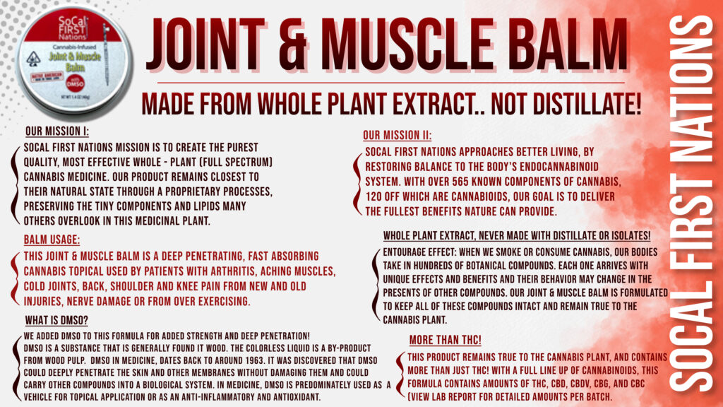 Joint & Muscle Balm w/ DMSO SFN