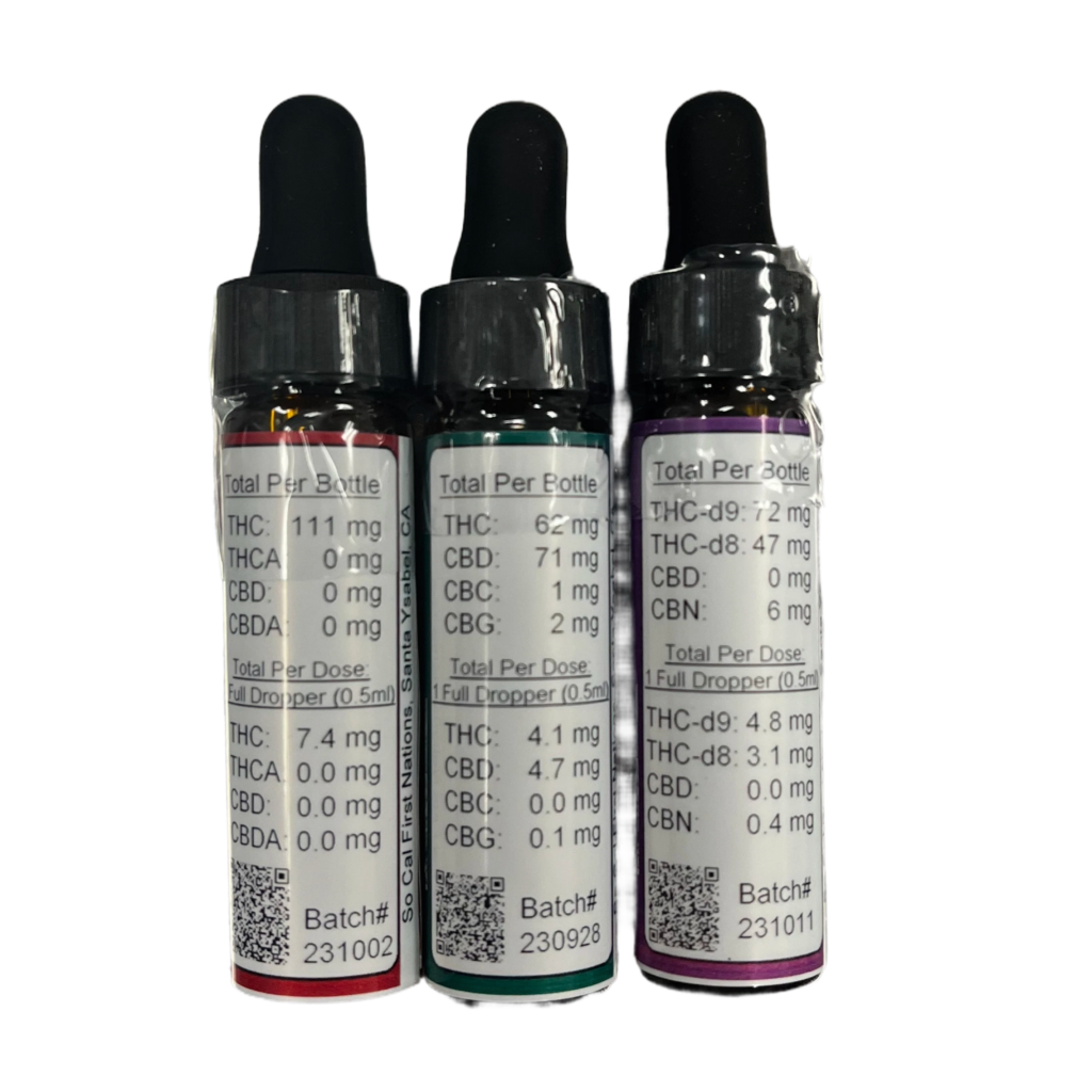 HIGH THC TINCTURES – TRIO MINI’S (3 Pack) SFN