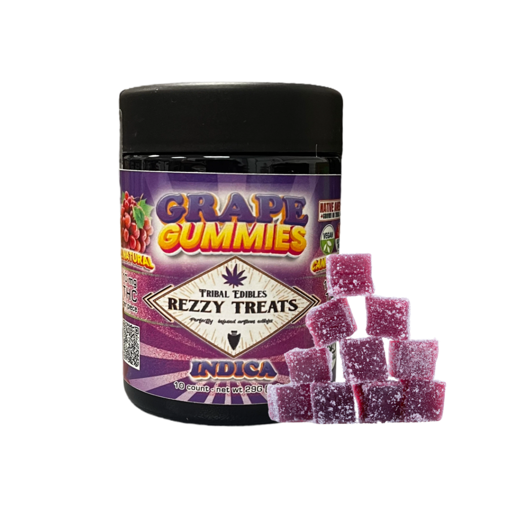 GRAPE REZZY TREATS 100mg GUMMIES