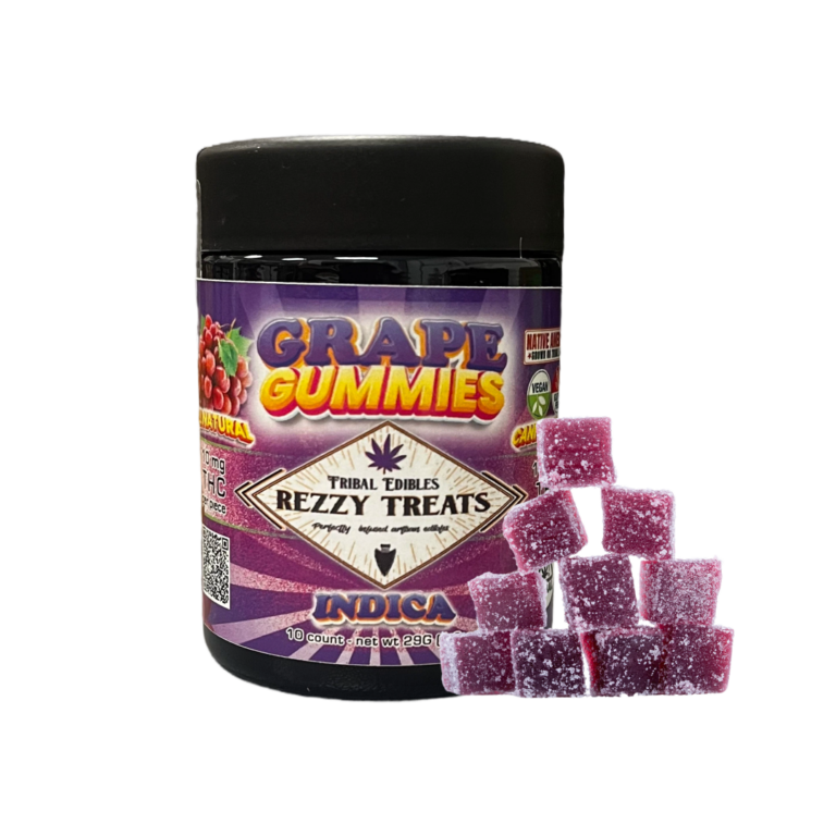 GRAPE REZZY TREATS 100mg GUMMIES