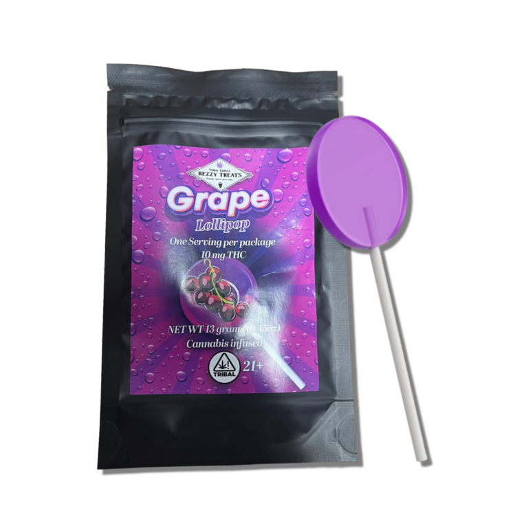 Rezzy Treat Lollipop 10mg Grape (INDICA)