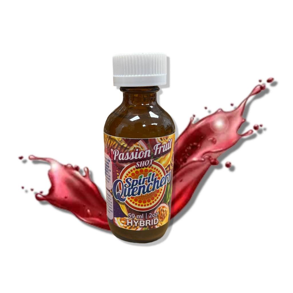 Spirit Quenchers 10mg THC SHOT – PASSIONFRUIT (HYBRID)