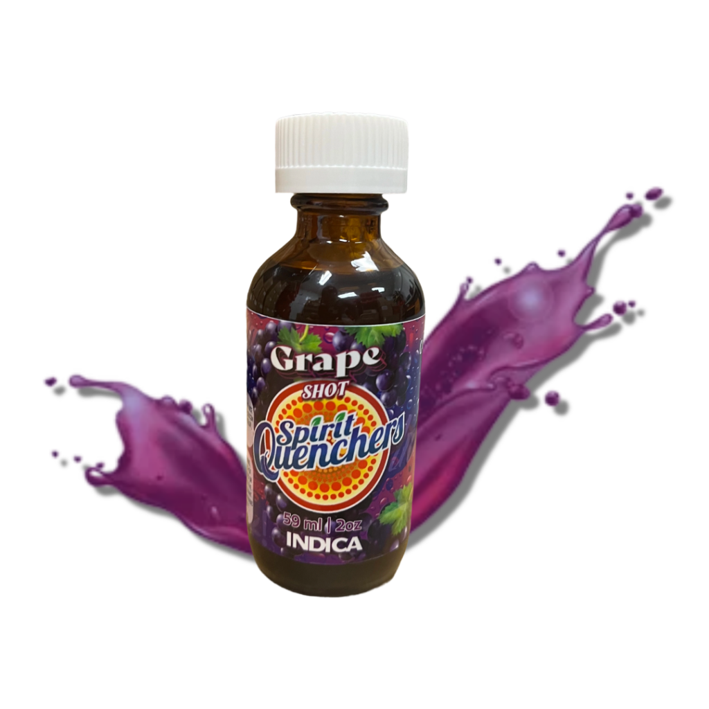 Spirit Quenchers 10mg THC SHOT – GRAPE (INDICA)