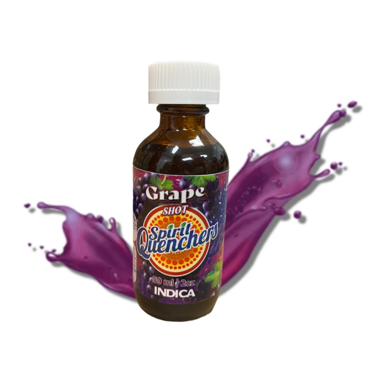 Spirit Quenchers 10mg THC SHOT – GRAPE (INDICA)