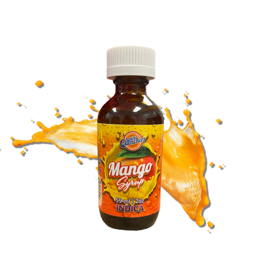 Spirit Quenchers 500mg THC Syrup – MANGO (INDICA)