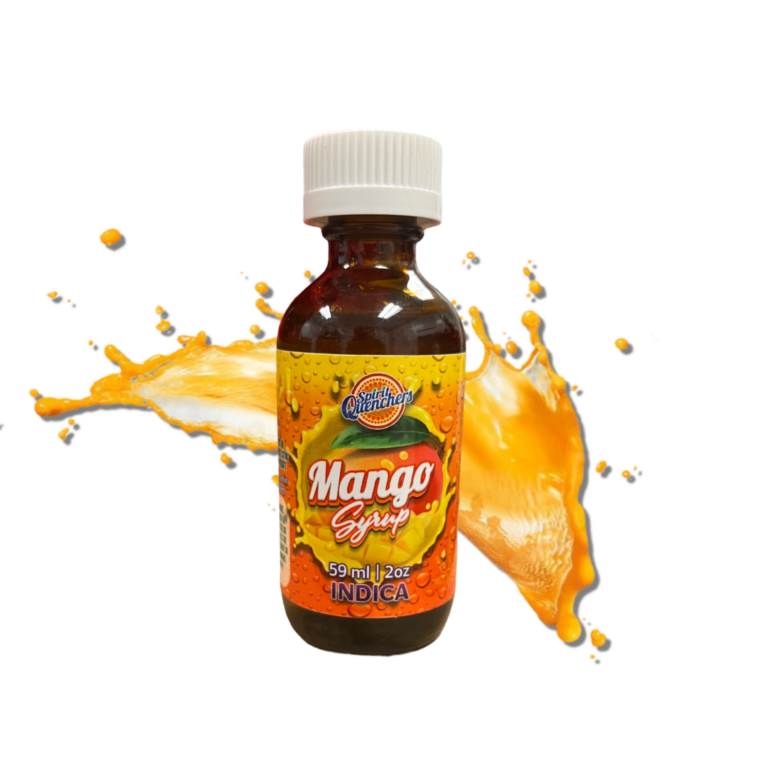 Spirit Quenchers 500mg THC Syrup – MANGO (INDICA)