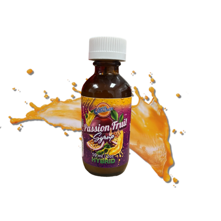 Spirit Quenchers 1:1 500mg THC/ 500mg CBD Syrup – PASSIONFRUIT (1:1 HYBRID)