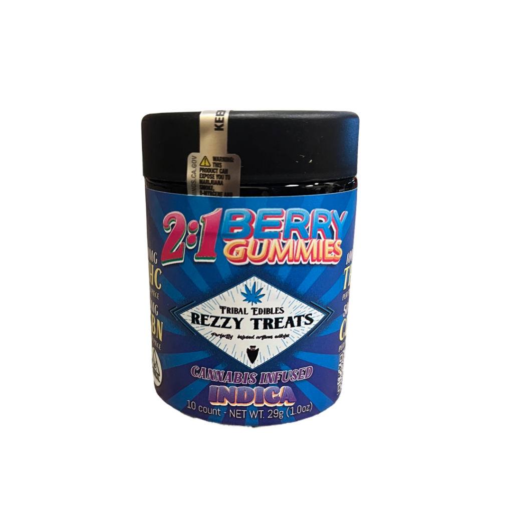 *COMING BACK SOON 2:1 BERRY CBN REZZY TREATS 100mg GUMMIES (2:1 CBN)