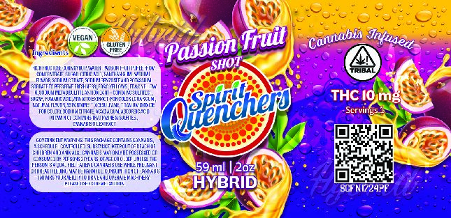 Spirit Quenchers 10mg THC SHOT – PASSIONFRUIT (HYBRID)