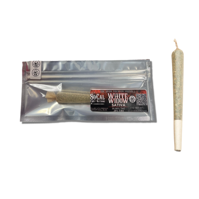 SOCAL SINGLE FULL GRAM PREROLL- WHITE WIDOW