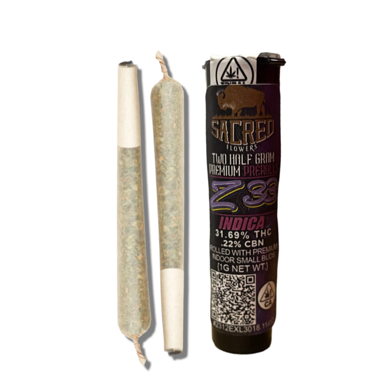 SACRED TWO HALF GRAM PREROLLS – Z-33