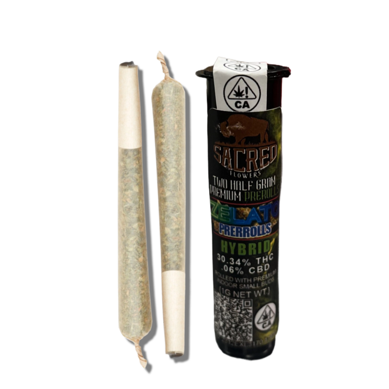 SACRED TWO HALF GRAM PREROLLS – ZELATO