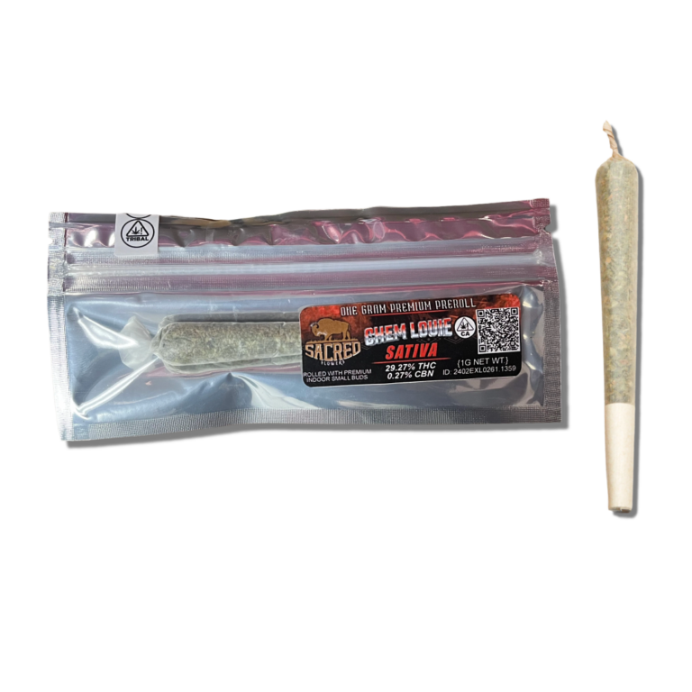 SACRED SINGLE FULL GRAM PREROLL – CHEM LOUIE