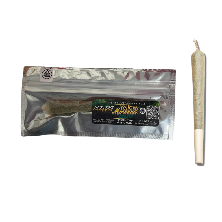 REZIDUE SINGLE FULL GRAM PREROLL- YELLOW MERMAID