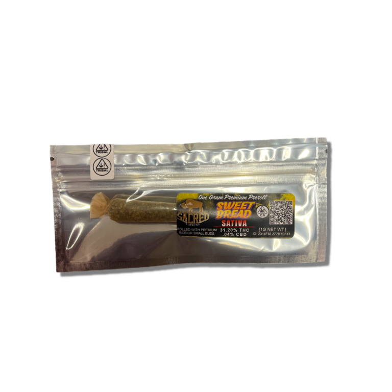 SACRED SINGLE FULL GRAM PREROLL- SWEET BREAD