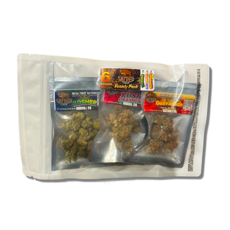 SACRED 6 GRAM VARIETY PACK – 2G KOSHER, 2G KUSH CRASHER, 2G GUAVANADE