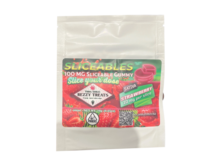 STRAWBERRY SLICEABLE 100mg GUMMY SINGLE PACK