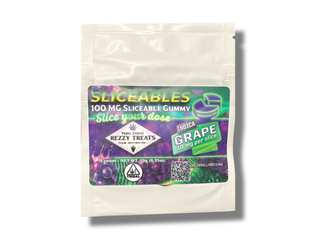 * COMING BACK SOON! GRAPE SLICEABLE 100mg GUMMY SINGLE PACK