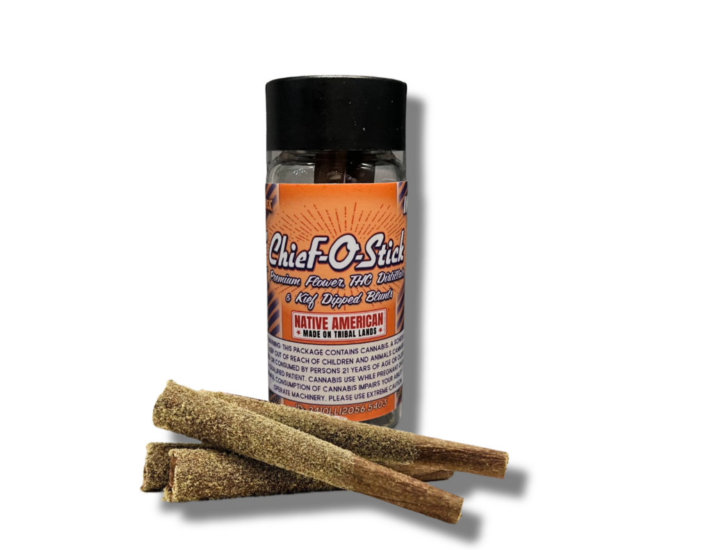 CHIEF STICK – 4PACK INFUSED BLUNTS 2 GRAMS – CHIEF “O” STICK