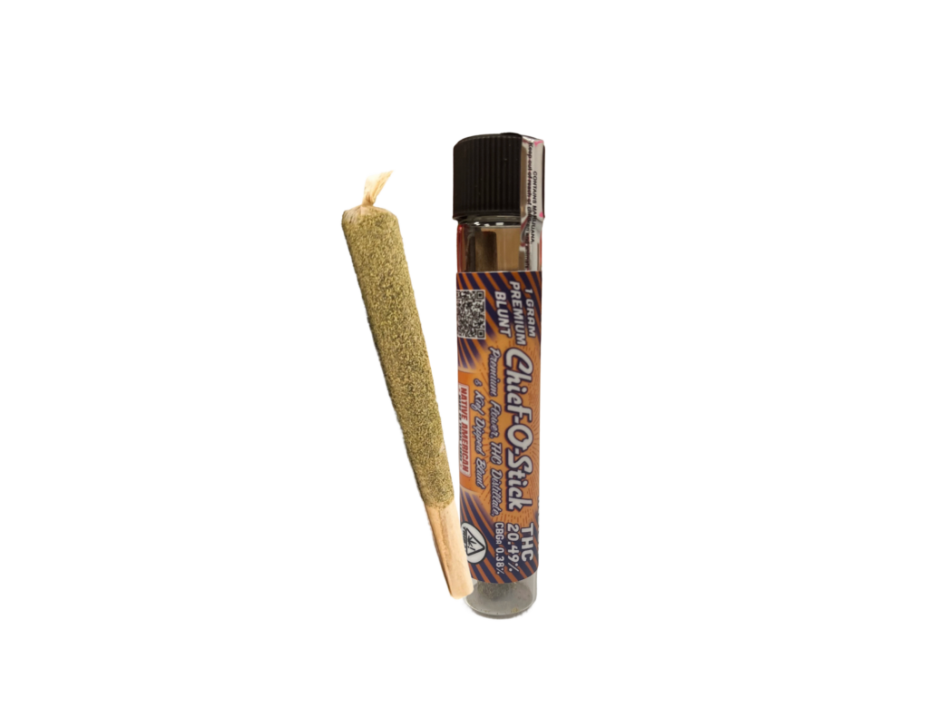 SINGLE CHIEF STICK – 1 GRAM INFUSED PREROLL – CHIEF “O” STICK