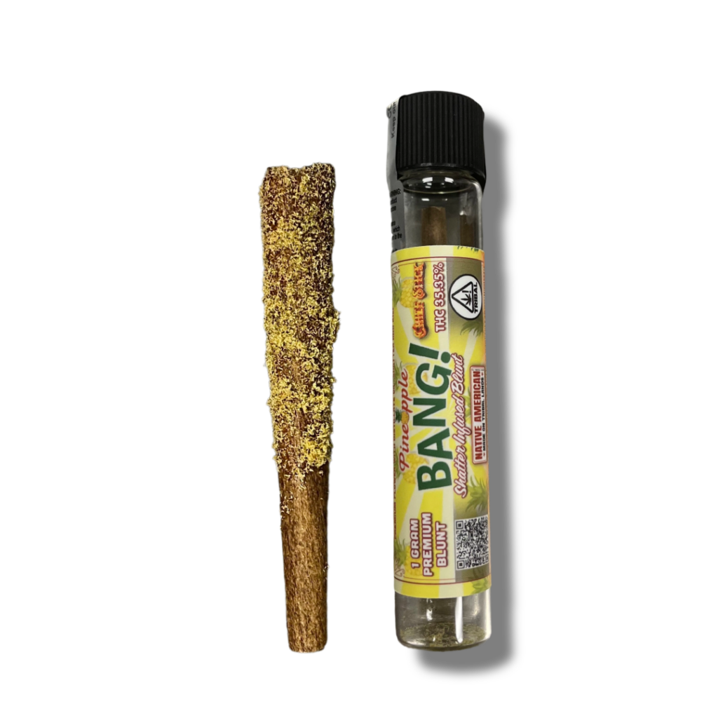 SINGLE CHIEF STICK – 1 GRAM SHATTER INFUSED BLUNT – PINEAPPLE BANG