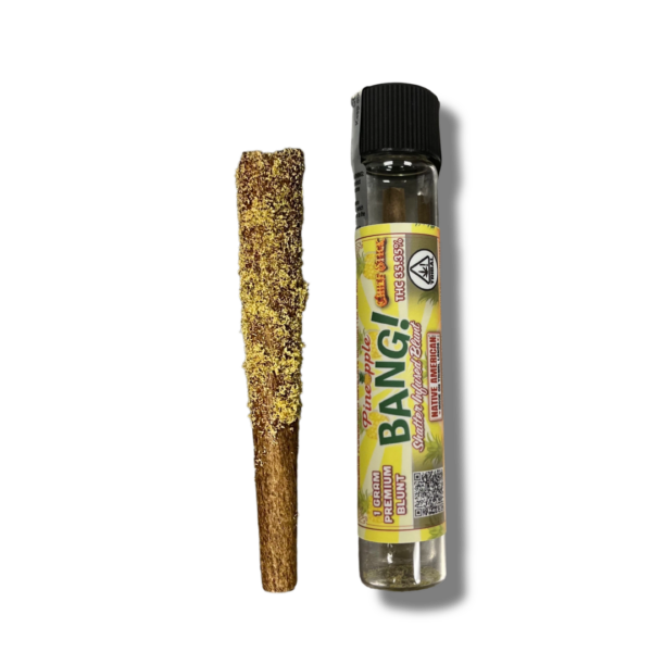 SINGLE CHIEF STICK – 1 GRAM SHATTER INFUSED BLUNT – PINEAPPLE BANG