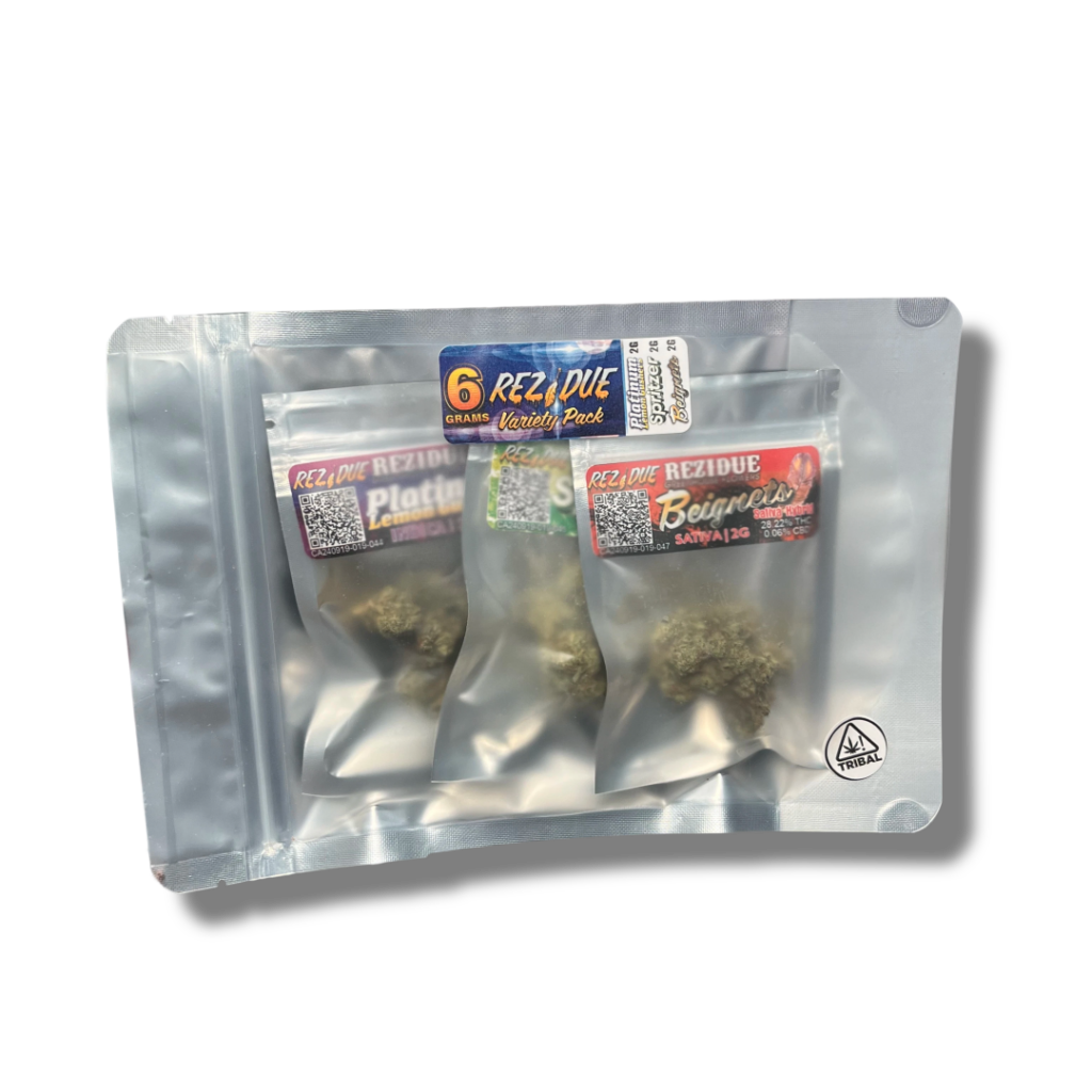 REZIDUE 6 GRAM GREENHOUSE VARIETY PACK – 2G PLG, 2G SPRITZER, 2G BEIGNETS.