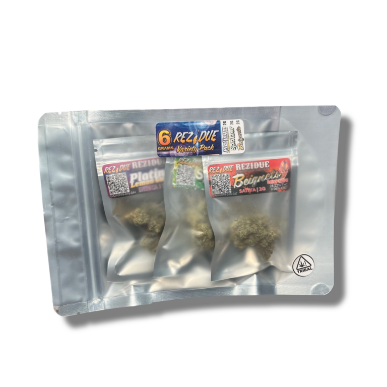 REZIDUE 6 GRAM GREENHOUSE VARIETY PACK – 2G PLG, 2G SPRITZER, 2G BEIGNETS.