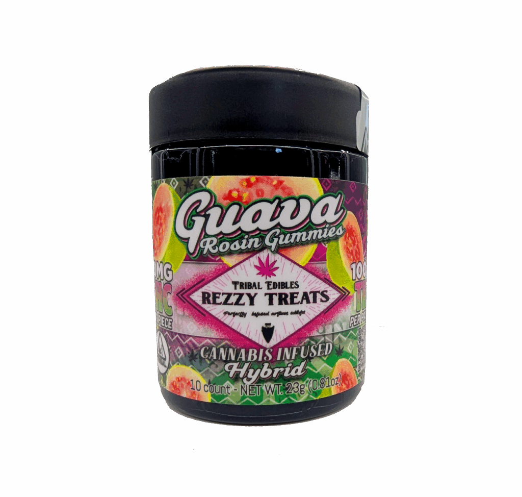 GUAVA REZZY TREAT ROSIN 100MG GUMMMIES (HYBRID)