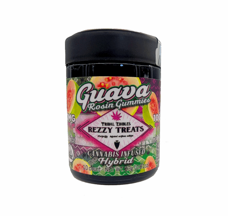 GUAVA REZZY TREAT ROSIN 100MG GUMMMIES (HYBRID)