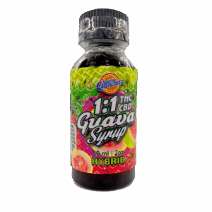 Spirit Quenchers 1:1 500mg THC/ 500mg CBD Syrup – GUAVA (1:1 HYBRID)
