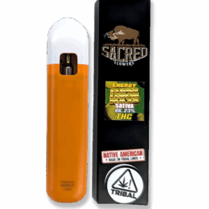 SUPER LEMON HAZE ENERGY (SATIVA) 1 Gram MOOD DISPOSABLE Cartridge SACRED