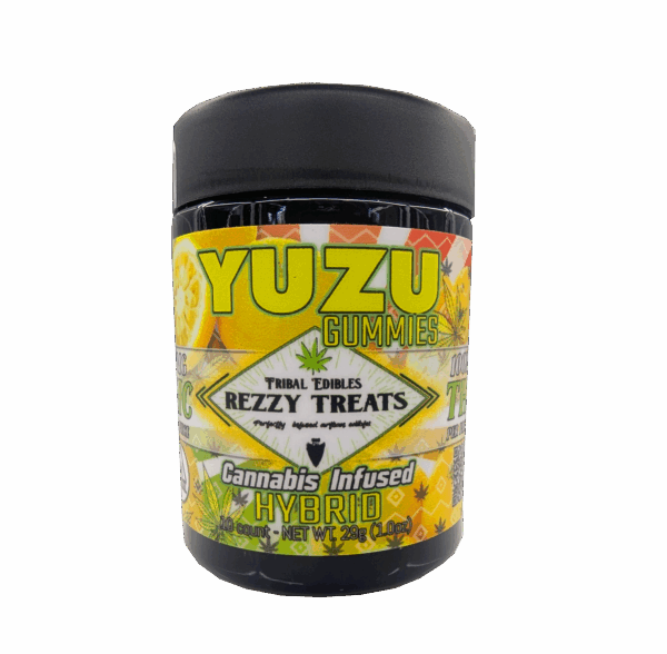 YUZU REZZY TREATS 100mg GUMMIES (HYBRID)