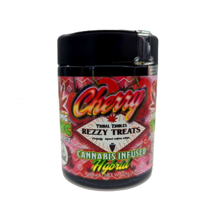 CHERRY REZZY TREATS 100mg GUMMIES (HYBRID)